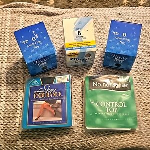 Leggs~No Nonsense~Pantyhose~Winter leggs~LeggsCare~Sheer‎ Endurance~Size B